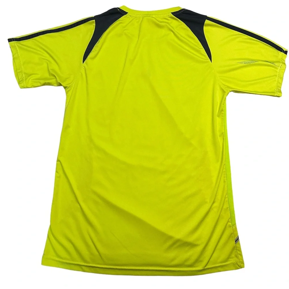 Adidas Cycling Jersey Mens Medium Hi Vis Yellow Performance Bike Shirt